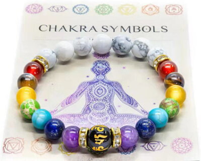 Náramok s kameny Chakra AM372