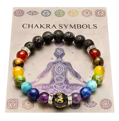 Náramok s kameny Chakra AM373