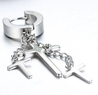 Náušnice Tres Cruzes Silver