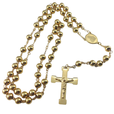 Oceľový ruženec Miranda Gold Rosary