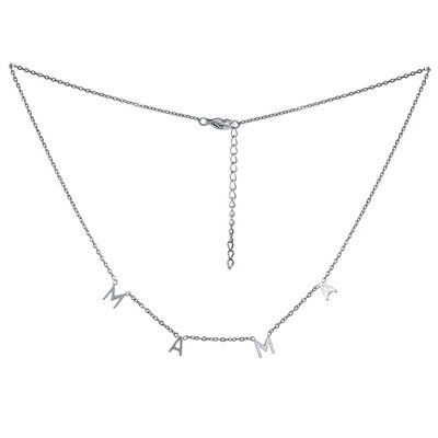 Oceľový náhrdelník Silvego "MAMA" RRC0358