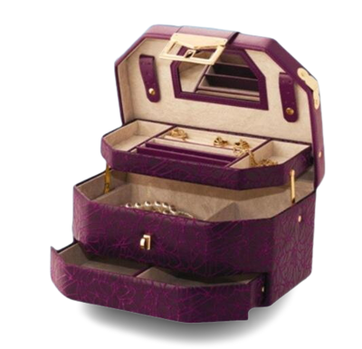 Šperkovnica Gold Pack KL68 fialová