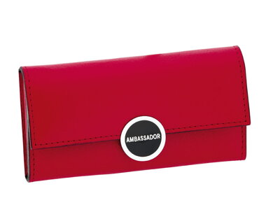 Kožená manikura Ambassador 9406 Red