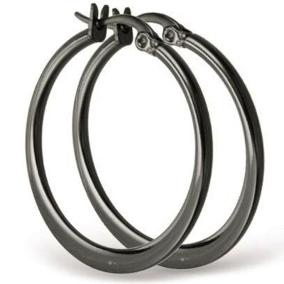 Tribal Náušnice ESH26-BLACK 30mm