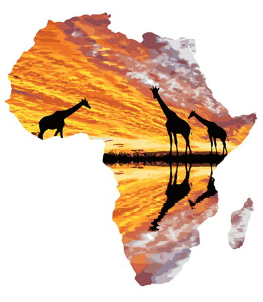 Maľovanie podľa čísiel Afrika R2182