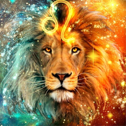 Maľovanie podľa čísiel Znamenie Leva ♌