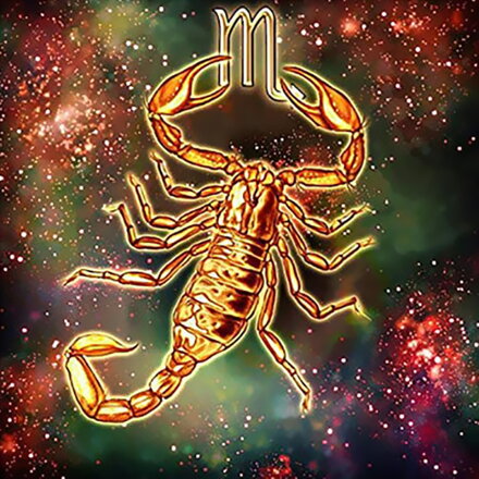 Diamantový obrázok Znamenie Škorpióna ♏