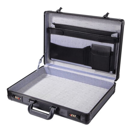 Hliníkový atache kufor 1725 Čierny