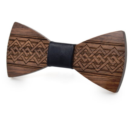 Drevený motýlik Miranda Afro M165