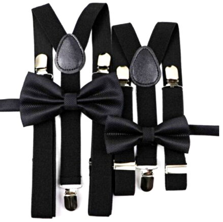 Combo motýlik a traky Miranda S03 Black