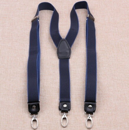Traky Elastic Suspenders KM565 Blue