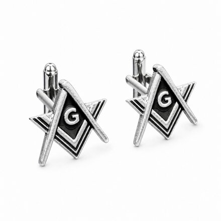 Manžetové gombíky Freemasonry Masonic Symbol