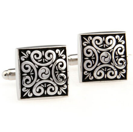 Manžetové gombíky Miranda Ornament Black