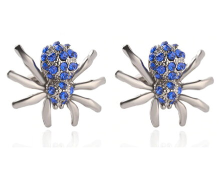 Manžetové gombíky Blue Spider