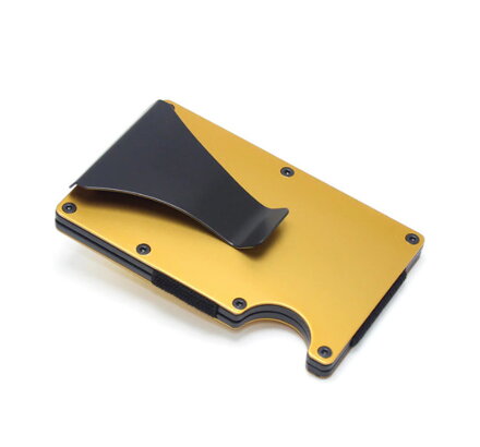 Spona na peniaze a kreditné karty Miranda Gold Box SP4254