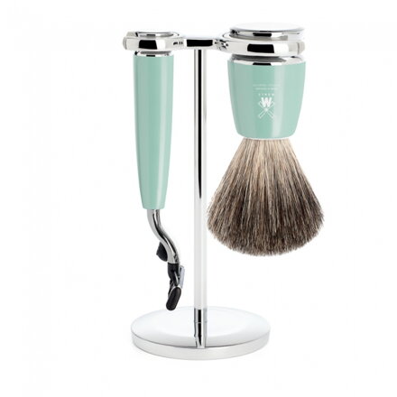 Mühle Rytmo Black Pure Badger Mint 3-dielna sada na holenie