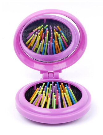 Kefa na vlasy so zrkadielkom Purple