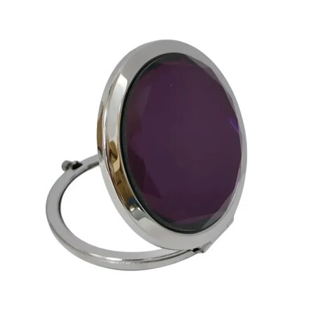 Kozmetické zrkadlo Z001 fialové Silver
