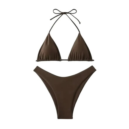 Dvojdielne bikiny 6602 hnedé
