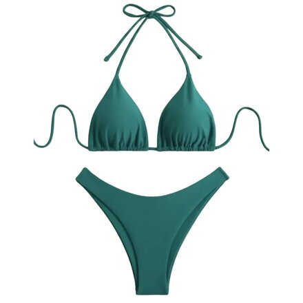 Dvojdielne bikiny 6602 zelené