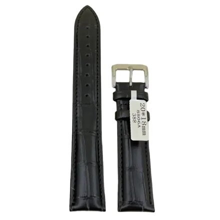 Kožený remienok na hodinky Miranda PD041 Black