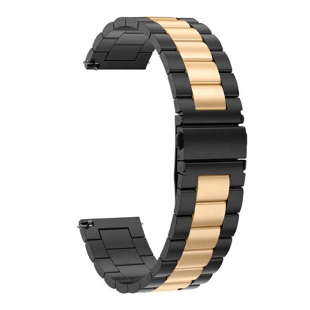 Kovový remienok na hodinky PD304 Black-Gold