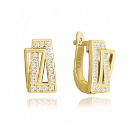 MINET Strieborné náušnice JMAS0157GE00