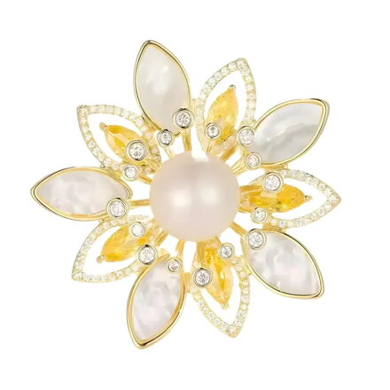 Brošňa Gold Flower AM647