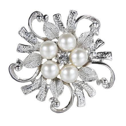 Brošňa Miranda Pearl Flower