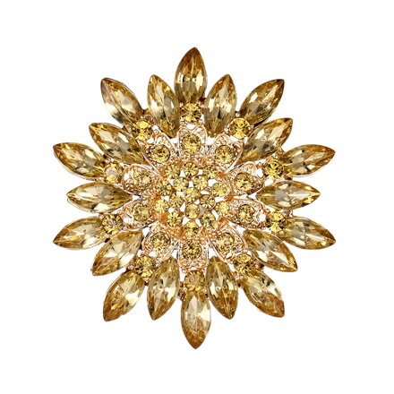 Brošňa Kvet AM017 Gold