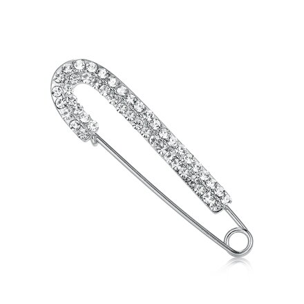 Brošňa Spínací špendlík AM3124 Silver
