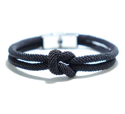 Náramok s uzlom AM1381 Black