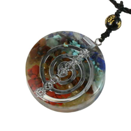 Prívesok Orgonit Reiki silver