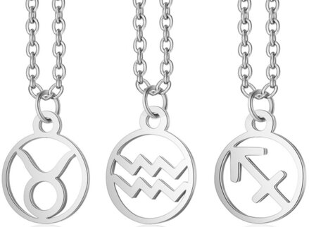 Prívesok so znamením zverokruhu 4136 Silver