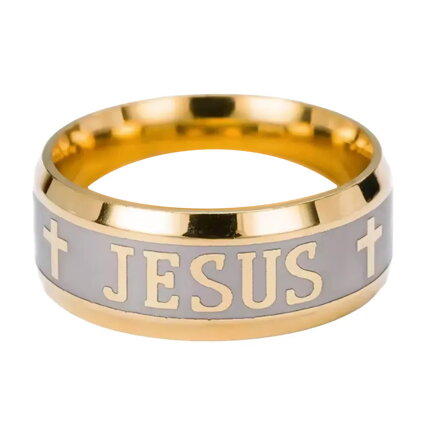 Prsteň JESUS Z0001 Gold