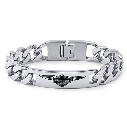 Oceľový náramok Harley Davidson 13mm x 22 cm - KMMB62603