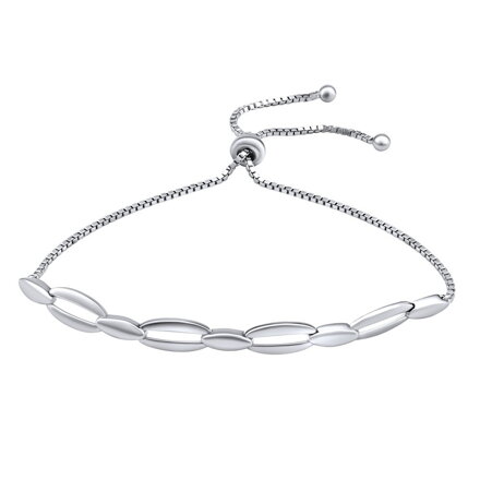 Silvego Strieborný náramok s nastavitelnou dĺžkou JJJ0513KM