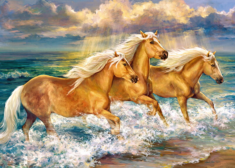 Puzzle Kone ve vode - 1000 dielov Puzzle Kone ve vode - 1000 dielov
