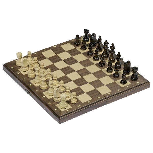 GOKI Šach drevený magnetický 27 cm GOKI Šach drevený magnetický 27 cm