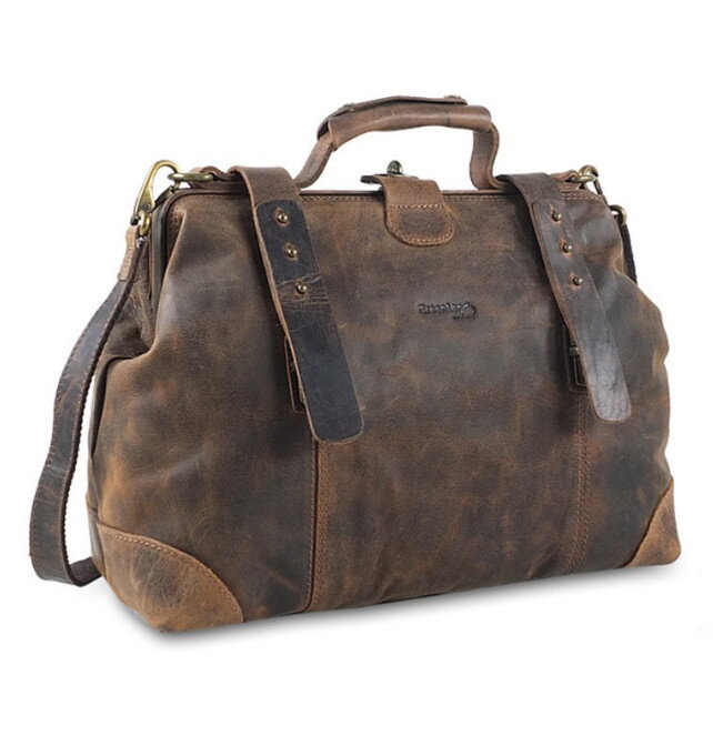 Kožená cestovná taška GreenLand Classic 2511