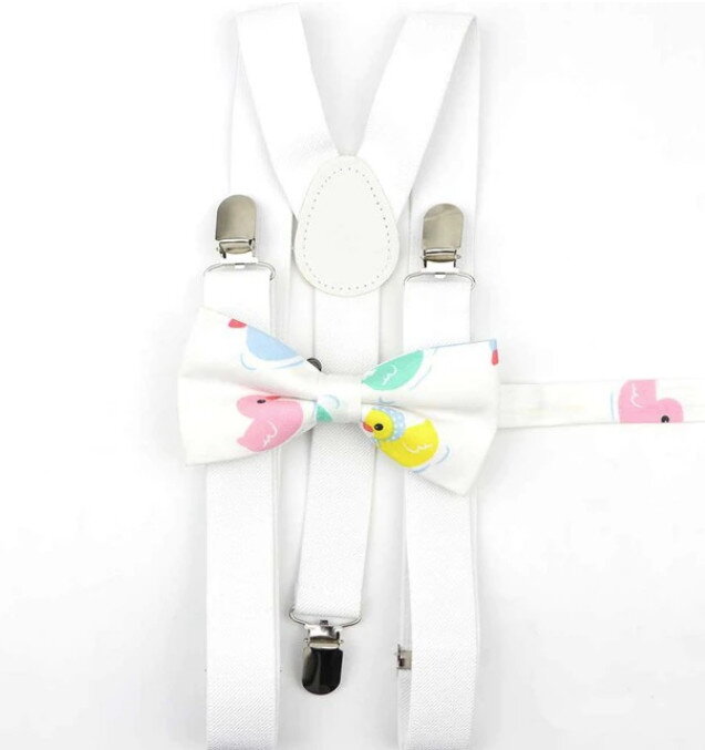 Súprava motýlik a traky Miranda H002 White Súprava motýlik a traky Miranda H002 White