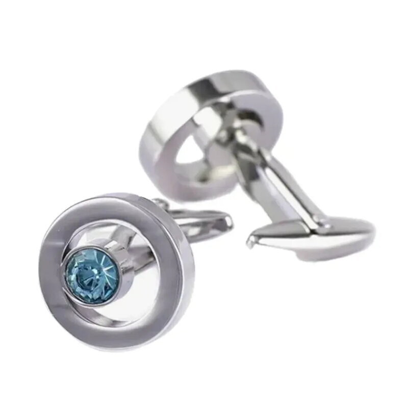 Manžetové gombíky Miranda s kryštálom MK500 Tyrkys