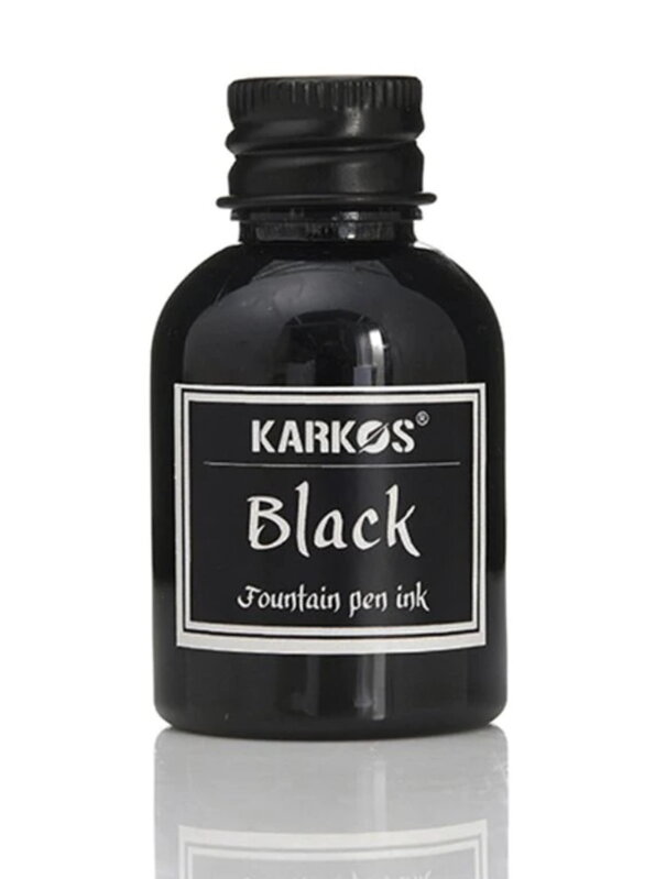 Atrament do plniaceho pera Karkos Čierny 30ml Atrament do plniaceho pera Karkos Čierny 30ml