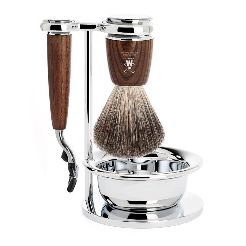 Mühle Rytmo Ash Pure Badger Mach3 4-dielna Mühle Rytmo Ash Pure Badger Mach3 4-dielna