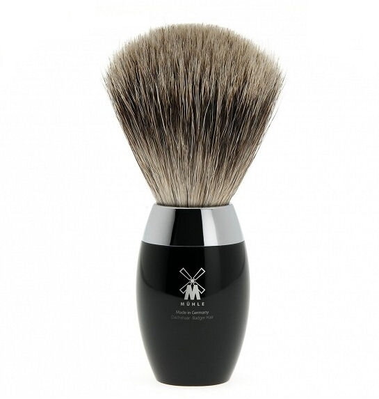 Mühle Kosmo Black Fine Badger štetec na holenie