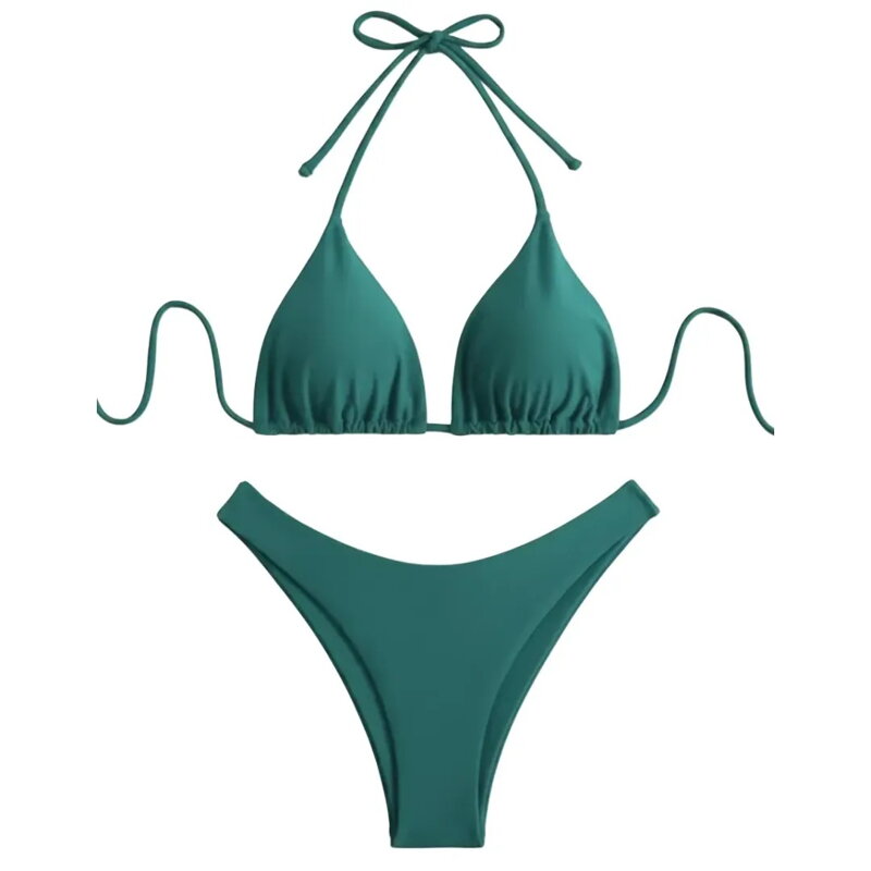 Elegantné zelené dvojdielne bikiny 6602