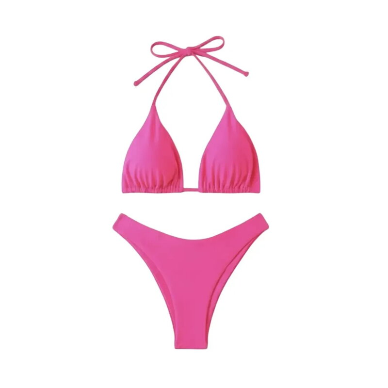 Elegantné ružové dvojdielne bikiny 6602