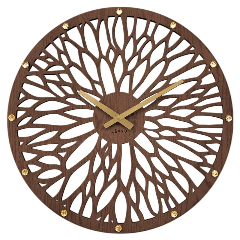 Drevené hodiny Lavvu Wood LCT1180, 49cm Drevené hodiny Lavvu Wood LCT1180, 49cm