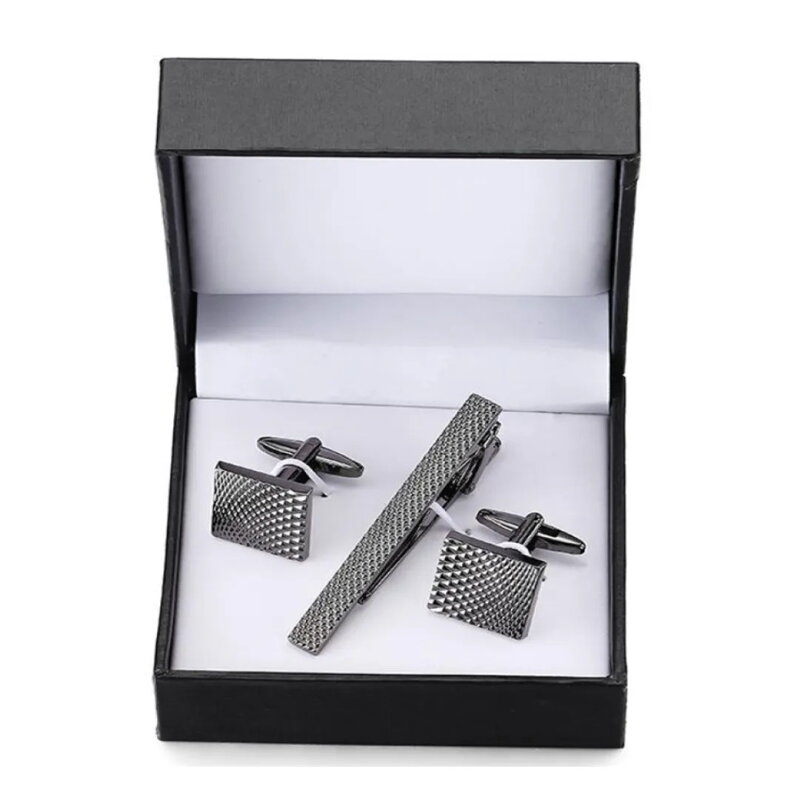 Spona na kravatu a manžetové gombíky AMK41