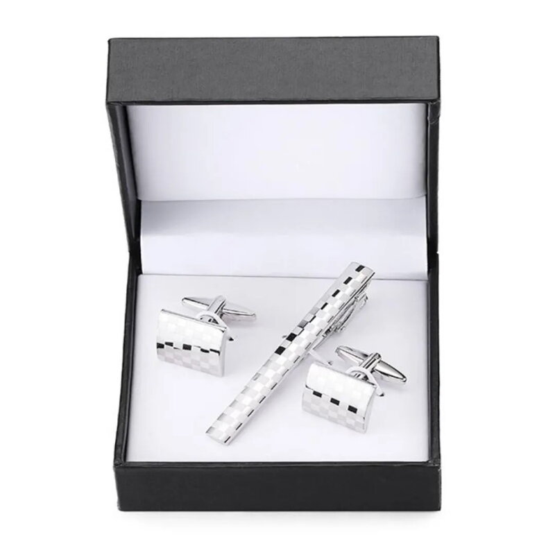 Spona na kravatu a manžetové gombíky AMK42